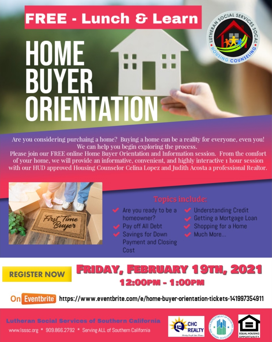 Home buyer Orientation Flyer Final